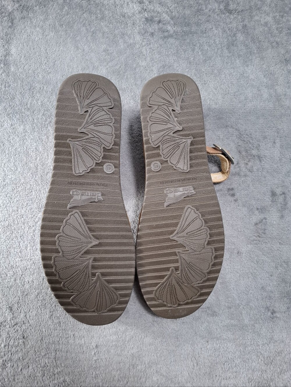 Dansko Mae Women's Tan burnished Suede Mary Jane Lightweight Boho Neutral 10.5 - Picture 11 of 16